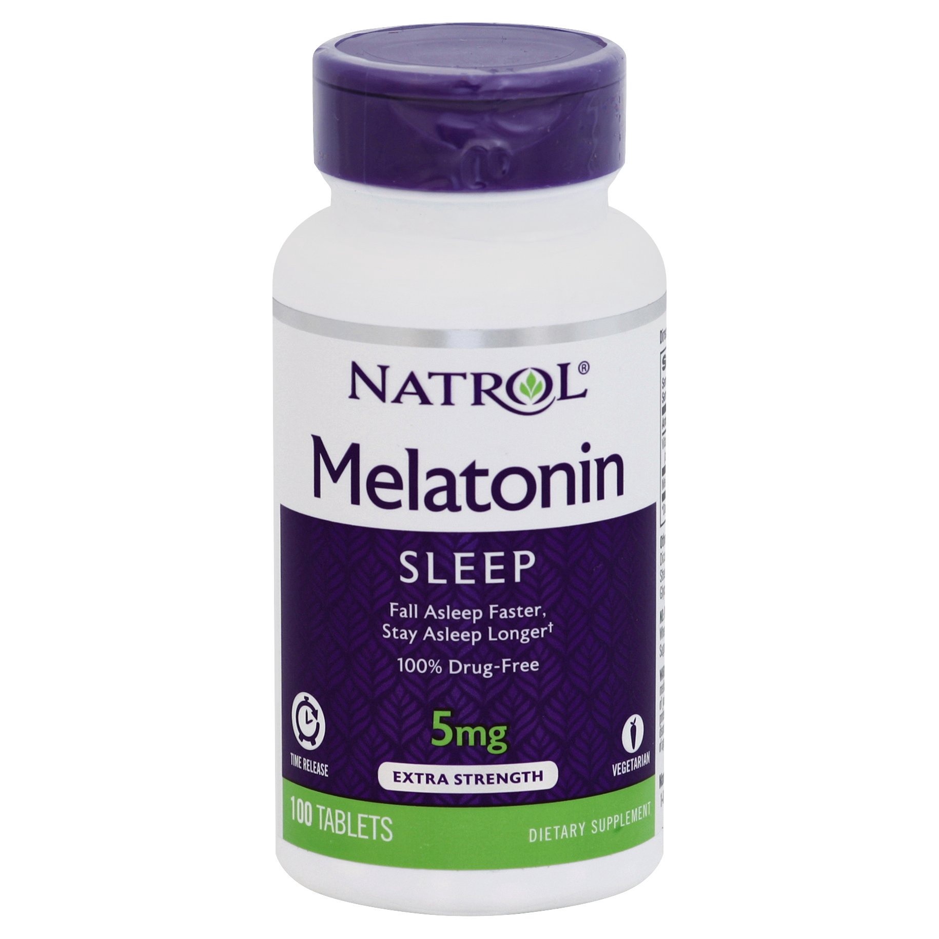 slide 1 of 4, Natrol Melatonin Time Release 5Mg, 100 Ct, 100 ct; 5 mg