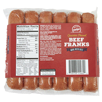 slide 24 of 29, FRESH FROM MEIJER Meijer 1/4 LB Beef Franks 24 oz., 24 oz