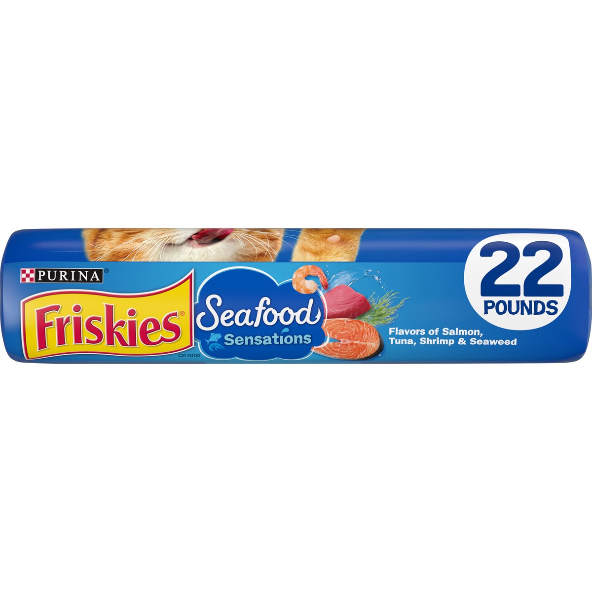 slide 6 of 9, Friskies Purina Friskies Dry Cat Food, Seafood Sensations, 22 lb