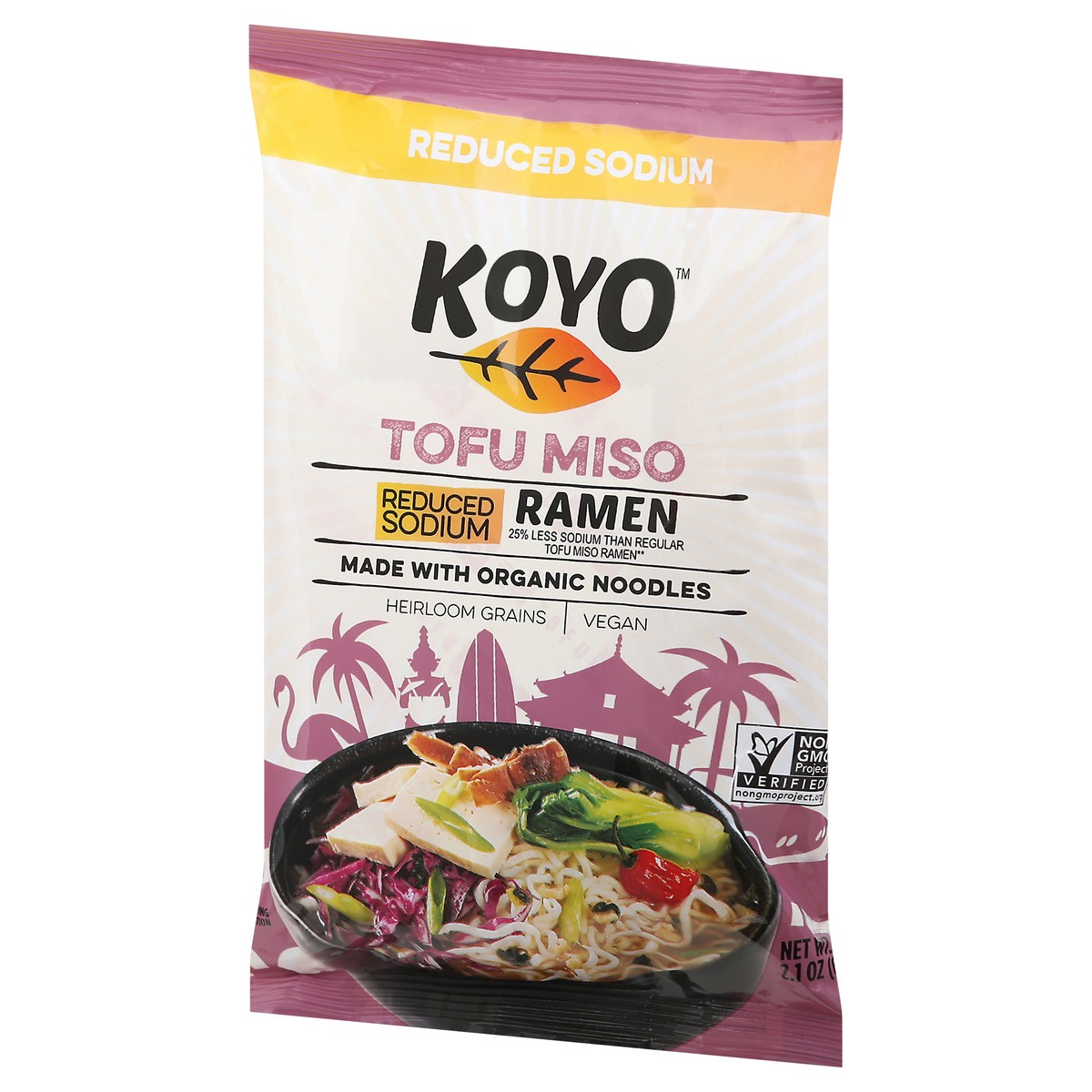 slide 9 of 14, Koyo Reduced Sodium Tofu Miso Ramen 2.1 oz, 2.1 oz