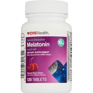 slide 1 of 1, CVS Health Quick Dissolve Melatonin Tablets, 120 Ct, 1 ct