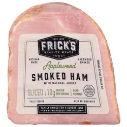 Frick's Sliced Applewood Smoked Ham with Natural Juices - 1 ea