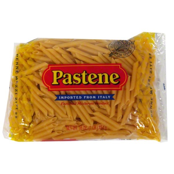 slide 1 of 2, Pastene Italian Organic Mezzi Ziti, 16 oz