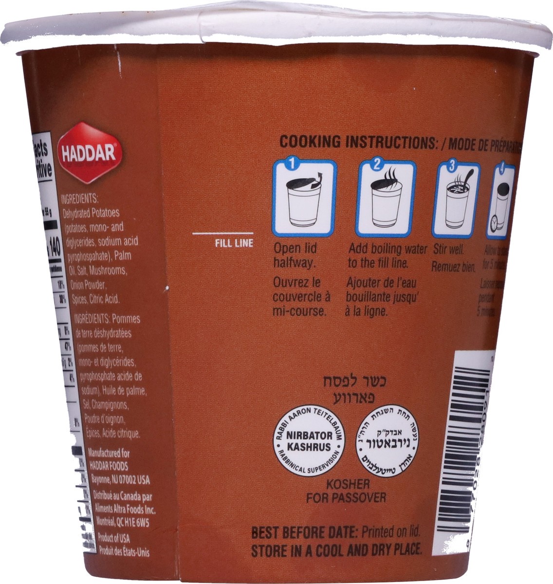 slide 2 of 9, Haddar Mushroom Inst Mashed Pot, 1.94 oz