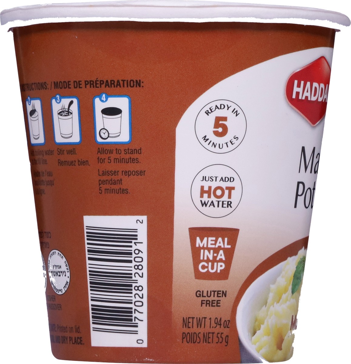 slide 6 of 9, Haddar Mushroom Inst Mashed Pot, 1.94 oz