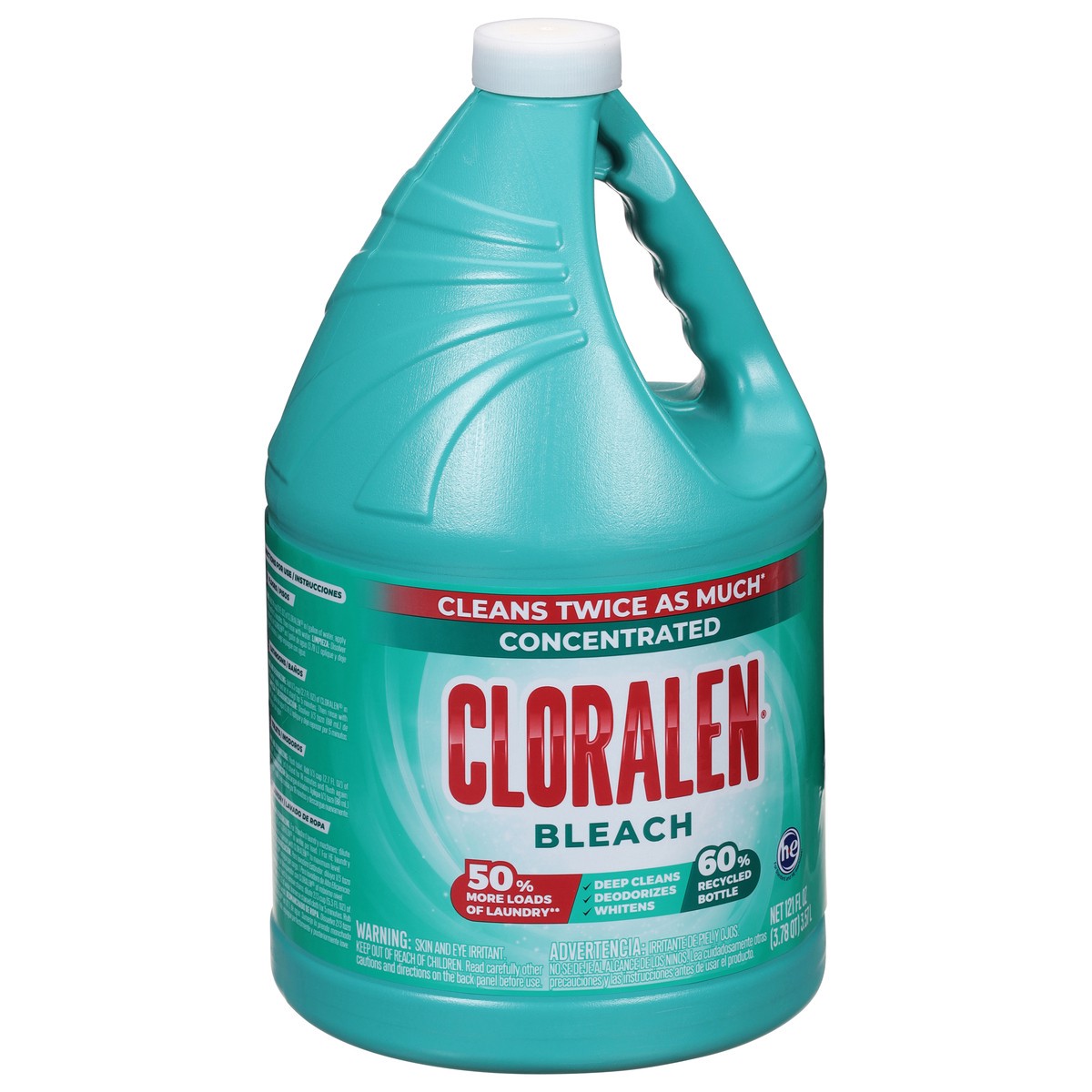slide 7 of 9, Cloralen Concentrated Bleach 121 fl oz, 121 fl oz