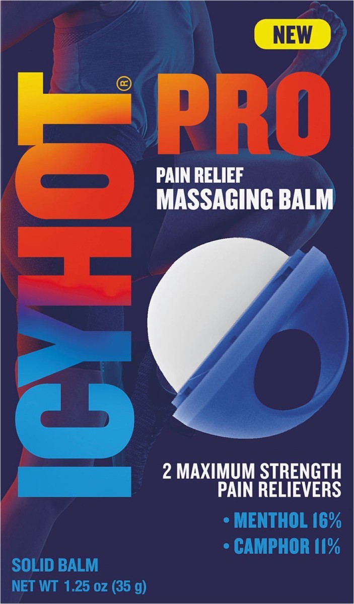 slide 11 of 11, Icy Hot Pro Pain Relief Massaging Balm 1.25oz, 1.25 oz