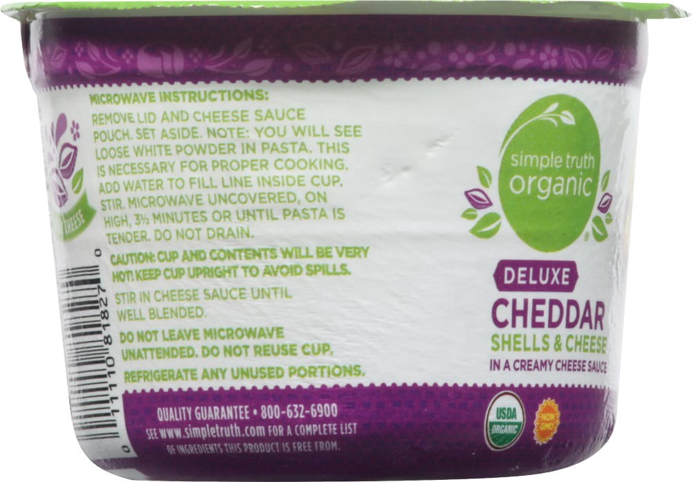 slide 2 of 4, Simple Truth Organic Shells Cheese Cup, 2.75 oz