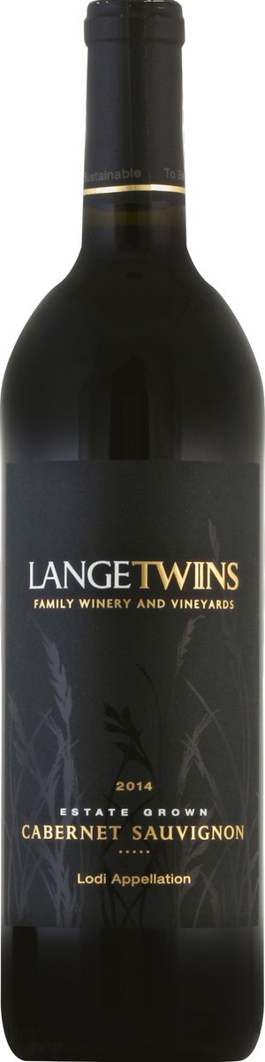 slide 2 of 2, LangeTwins Cabernet Sauvignon 750 ml, 750 ml