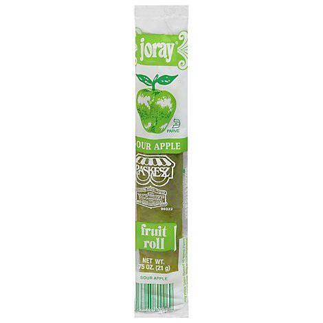 slide 1 of 1, Joray Sour Apple Fruit Roll 0.75 oz, 0.75 oz