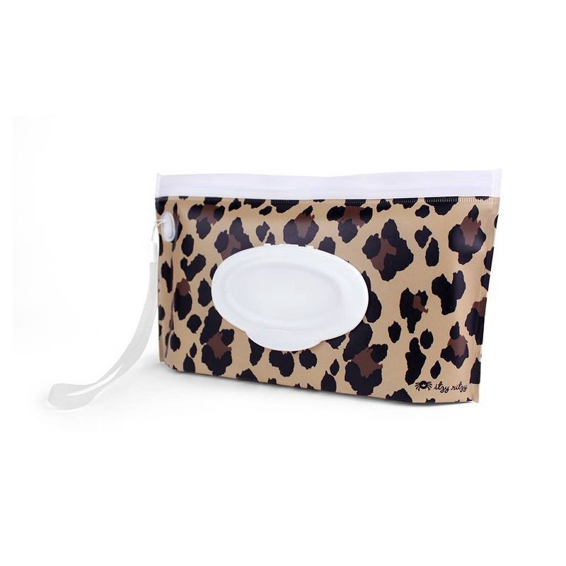 slide 2 of 4, Itzy Ritzy Take & Travel Pouch - Leopard, 1 ct