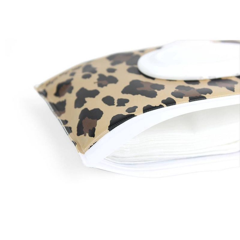 slide 4 of 4, Itzy Ritzy Take & Travel Pouch - Leopard, 1 ct