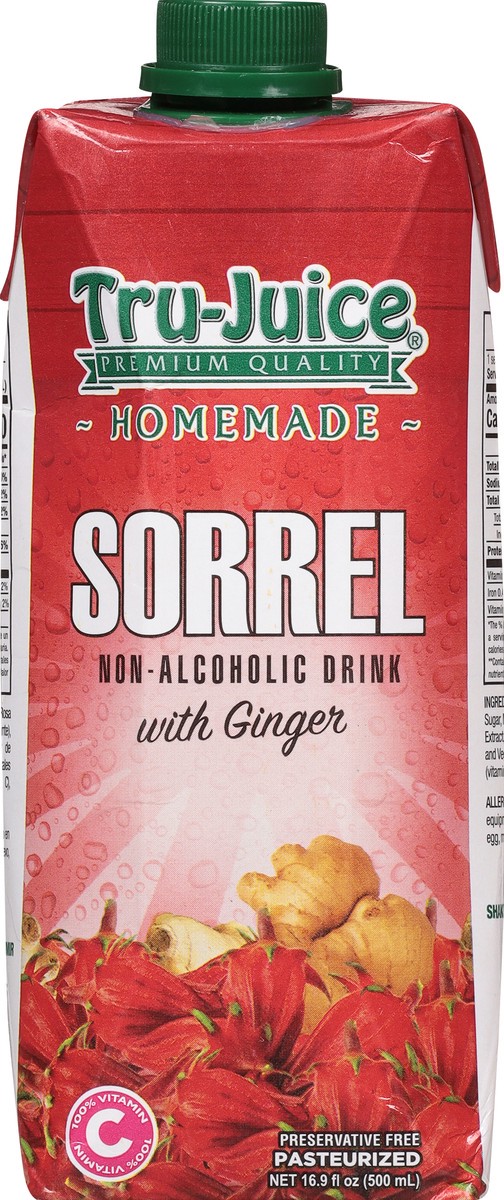 slide 5 of 14, Tru Juice Homemade Sorrel Non-Alcoholic Drink with Ginger 16.9 fl oz, 16.9 fl oz