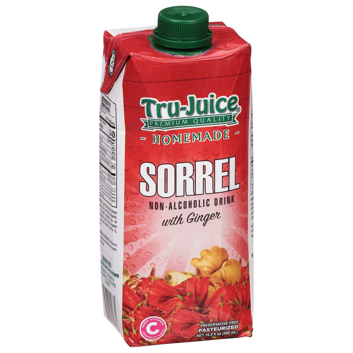 slide 4 of 14, Tru Juice Homemade Sorrel Non-Alcoholic Drink with Ginger 16.9 fl oz, 16.9 fl oz