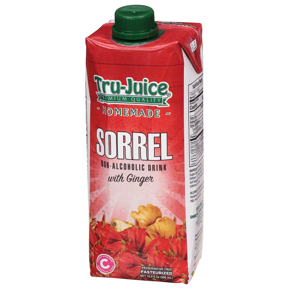 slide 13 of 14, Tru Juice Homemade Sorrel Non-Alcoholic Drink with Ginger 16.9 fl oz, 16.9 fl oz