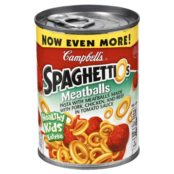 Campbell's SpaghettiOs with Meatballs - Shop Pantry Meals at H-E-B