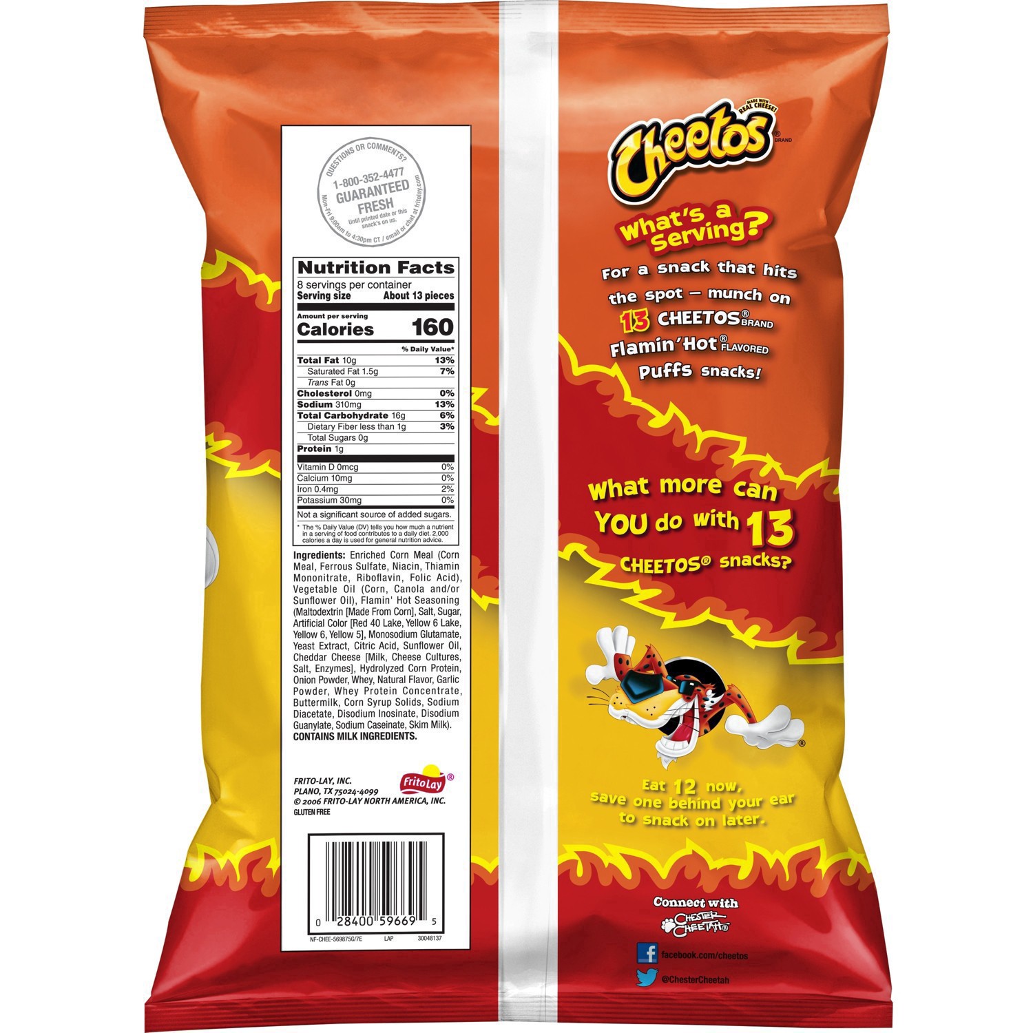 slide 26 of 32, Cheetos Flamin Hot Puffs - 8oz, 