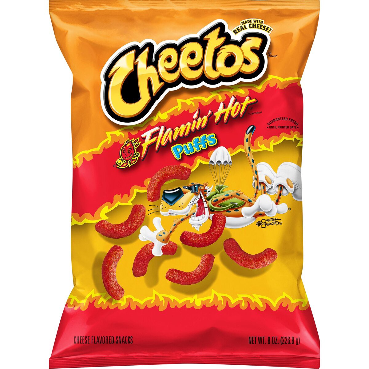 slide 1 of 32, Cheetos Snack Mix, Hot, 8 oz