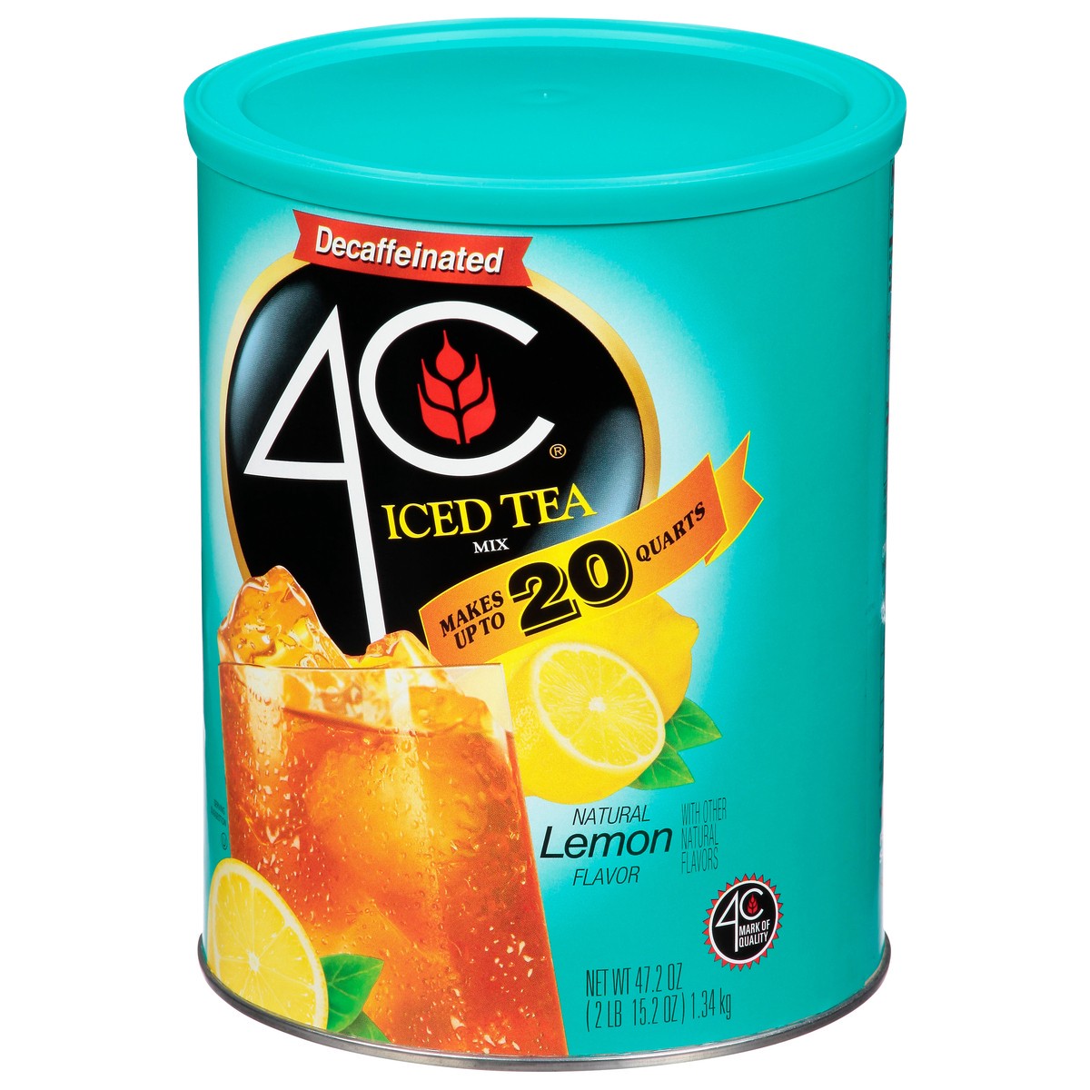 slide 2 of 9, 4C Decaf Iced Tea, 50.2 oz