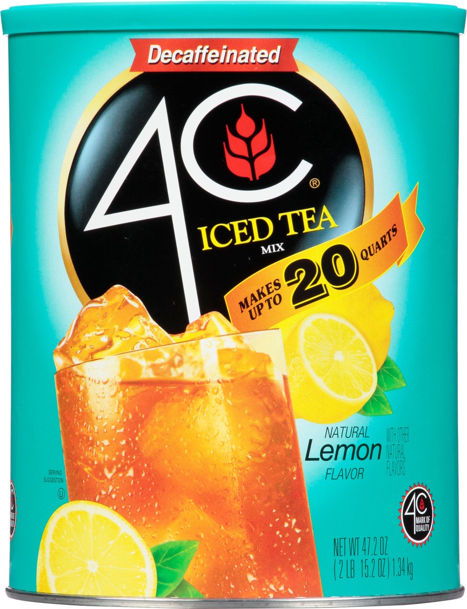 slide 5 of 9, 4C Decaf Iced Tea, 50.2 oz