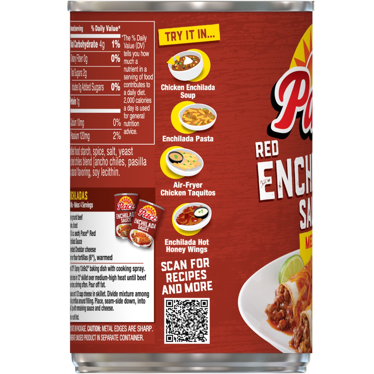 slide 9 of 11, Pace Red Enchilada Sauce, 10.5 oz Can, 10.5 oz