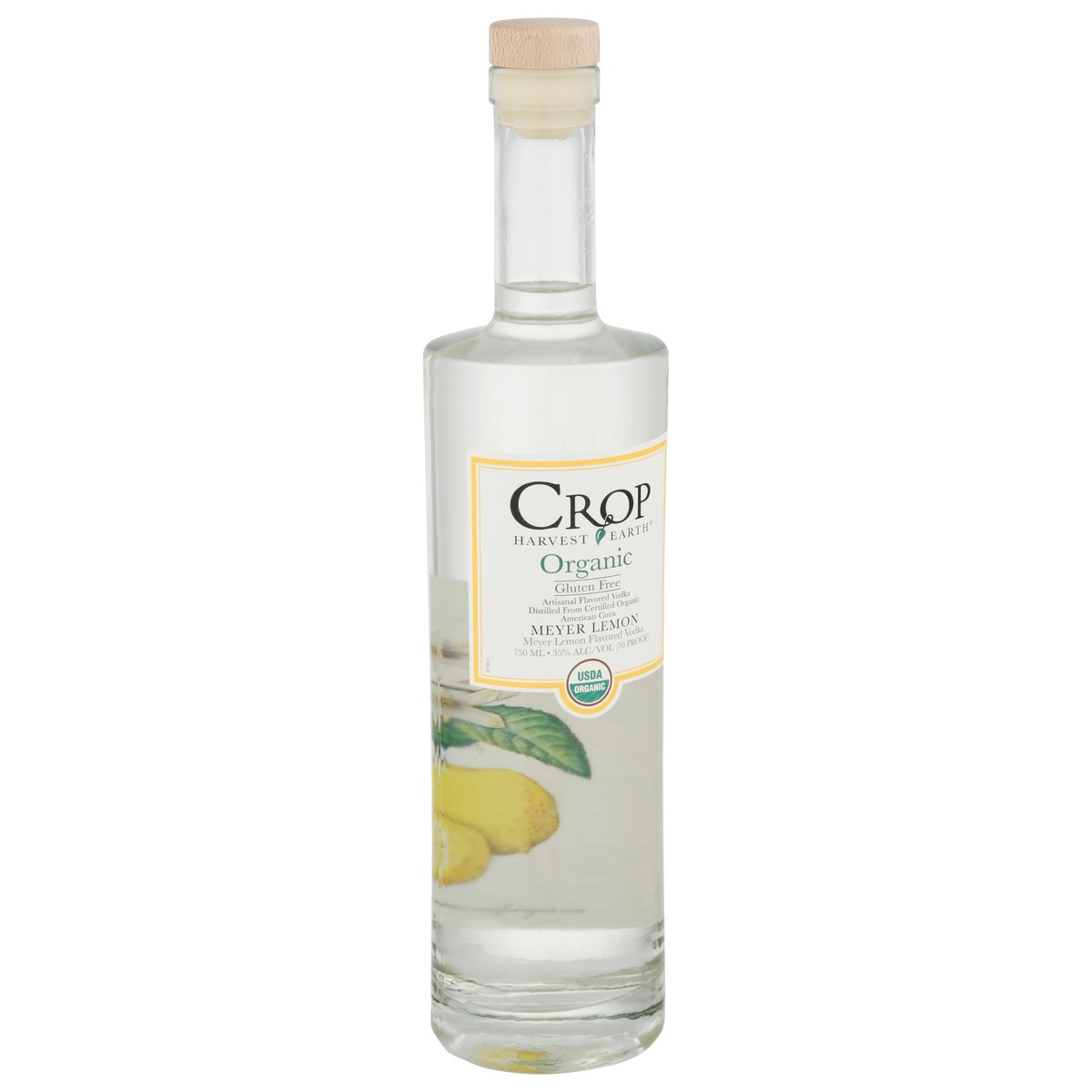 slide 9 of 11, Crop Harvest Earth Organic Meyer Lemon Vodka 750 ml, 750 ml