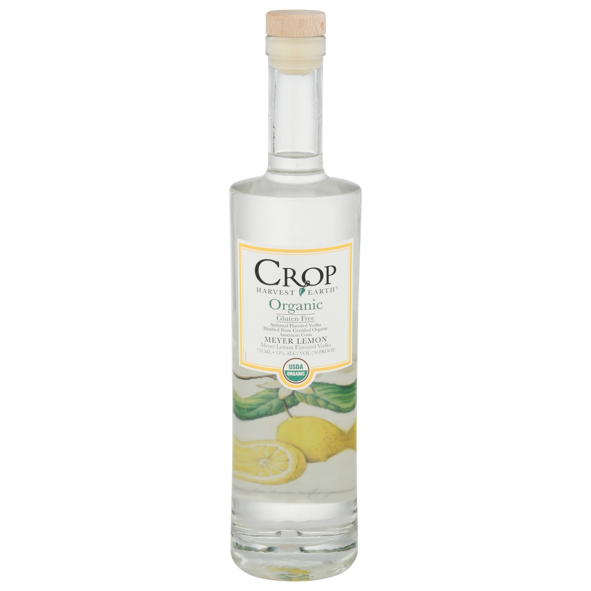 slide 3 of 11, Crop Harvest Earth Organic Meyer Lemon Vodka 750 ml, 750 ml