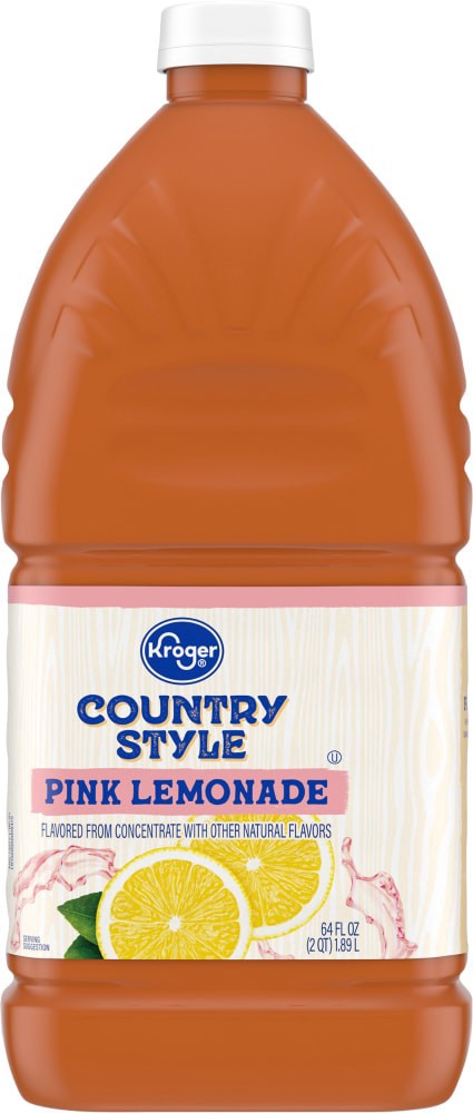 slide 2 of 4, Kroger Pink Lemonade Bottle - 64 fl oz, 64 fl oz