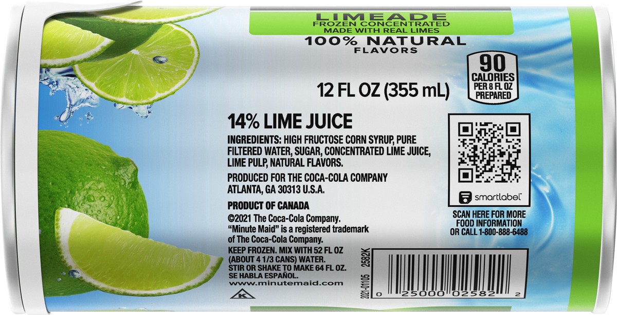 slide 2 of 6, Minute Maid Premium Limeade, 12 oz