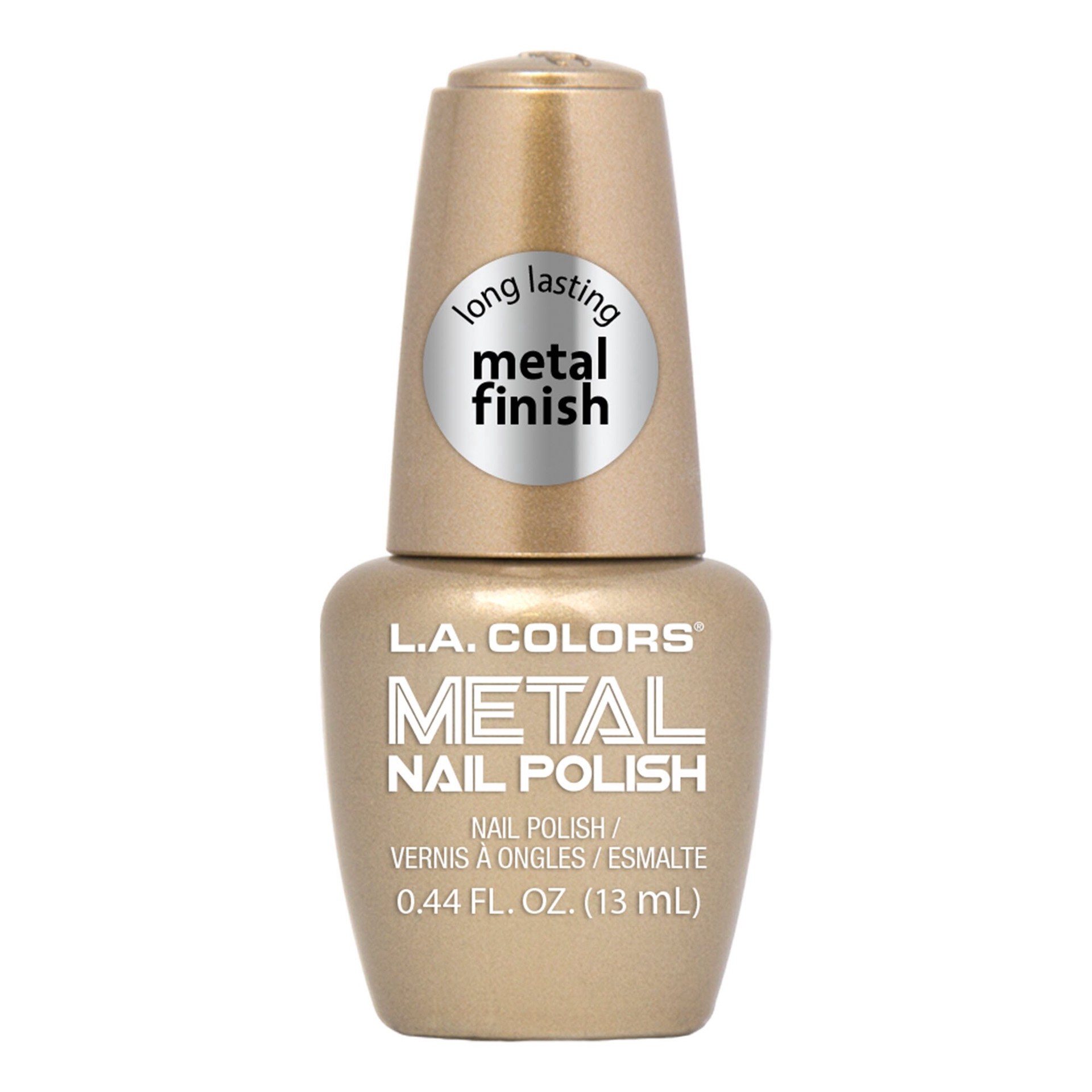 slide 1 of 1, L.A. Colors Metal Bubbly Nail Polish., 0.44 fl oz