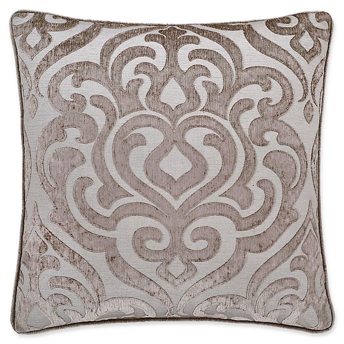 slide 1 of 1, J. Queen New York Sicily Square Throw Pillow - Pearl, 1 ct