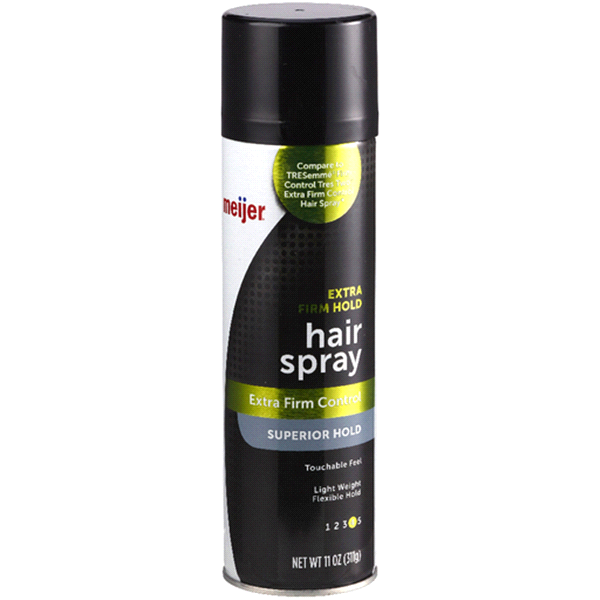 slide 1 of 1, Meijer Extra Firm Hold Hair Spray, 11 oz