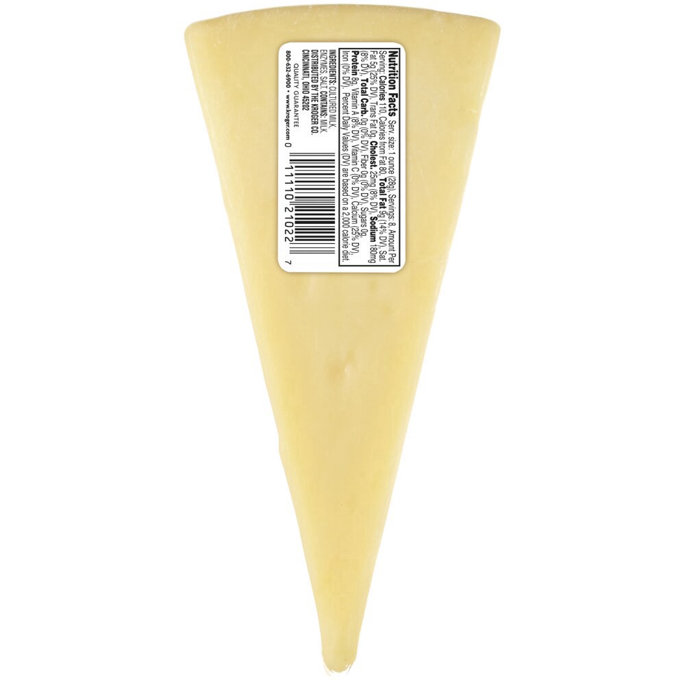 slide 2 of 2, Private Selection Asiago Wedge, 8 oz