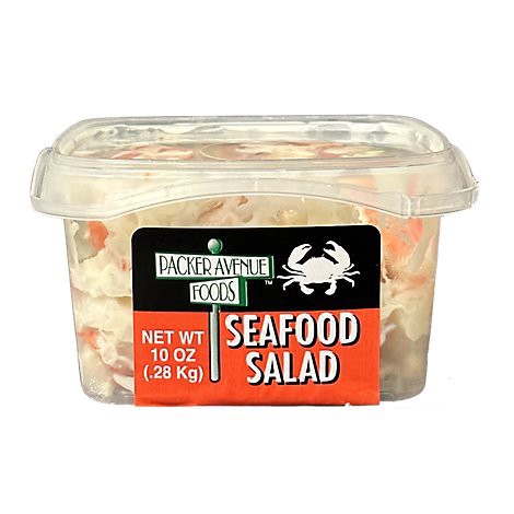 slide 1 of 1, Packer Avenue Foods Seafood Salad - 10 OZ, 10 oz