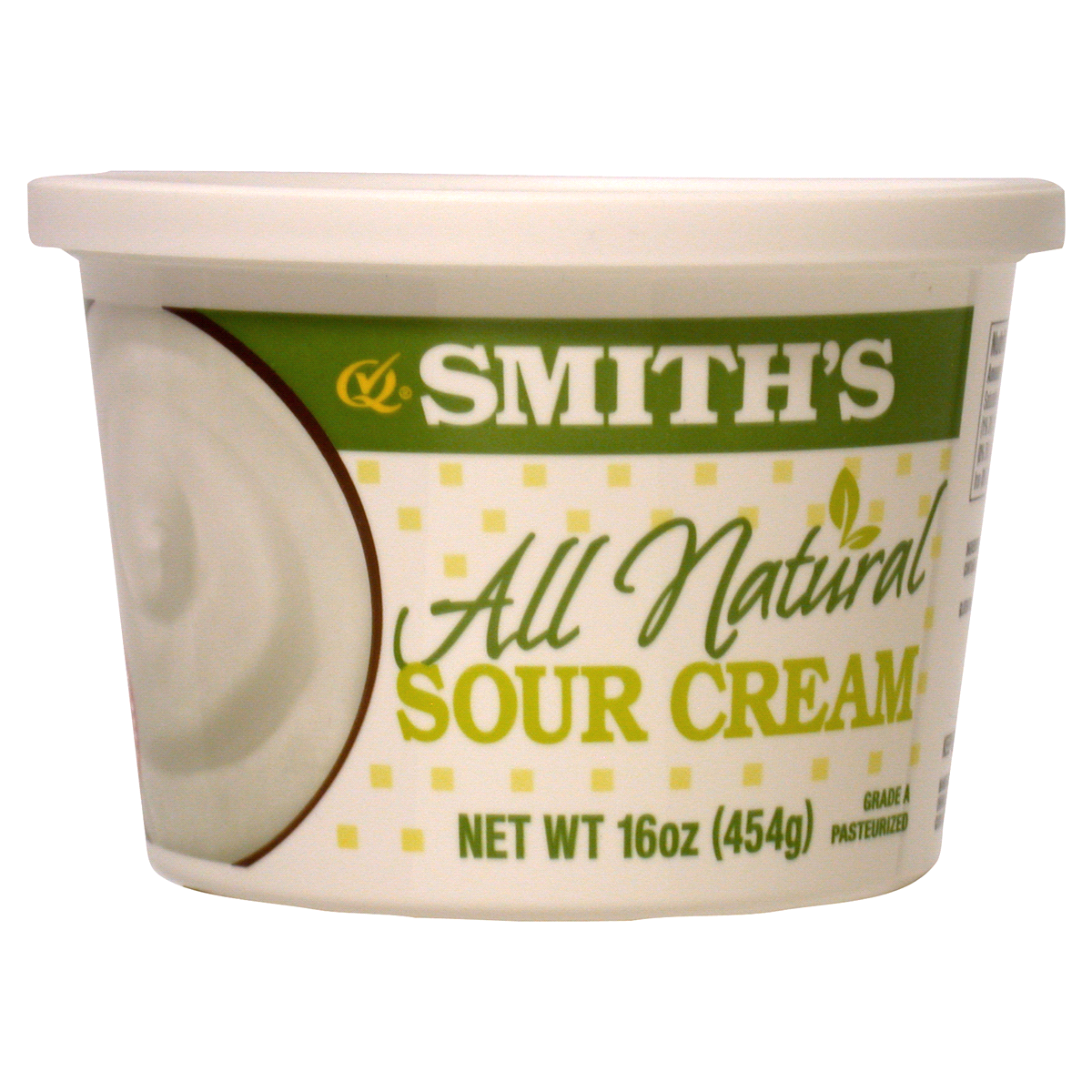 slide 1 of 1, Smith's All Natural Sour Cream, 16 oz