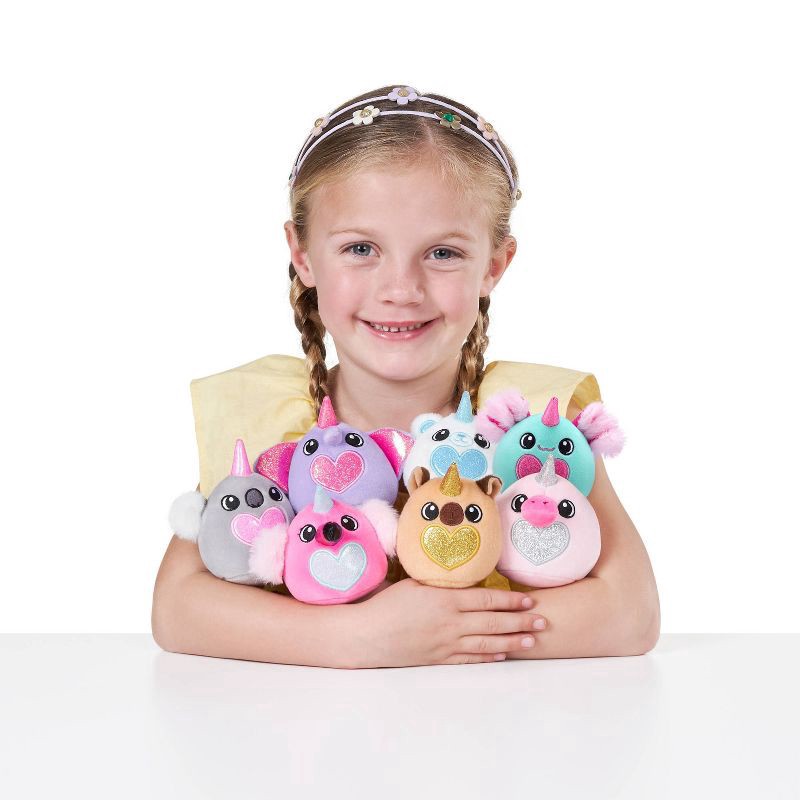 slide 8 of 8, Rainbocorns 4.7" Eggzania Babymania Stuffed Animals, 1 ct