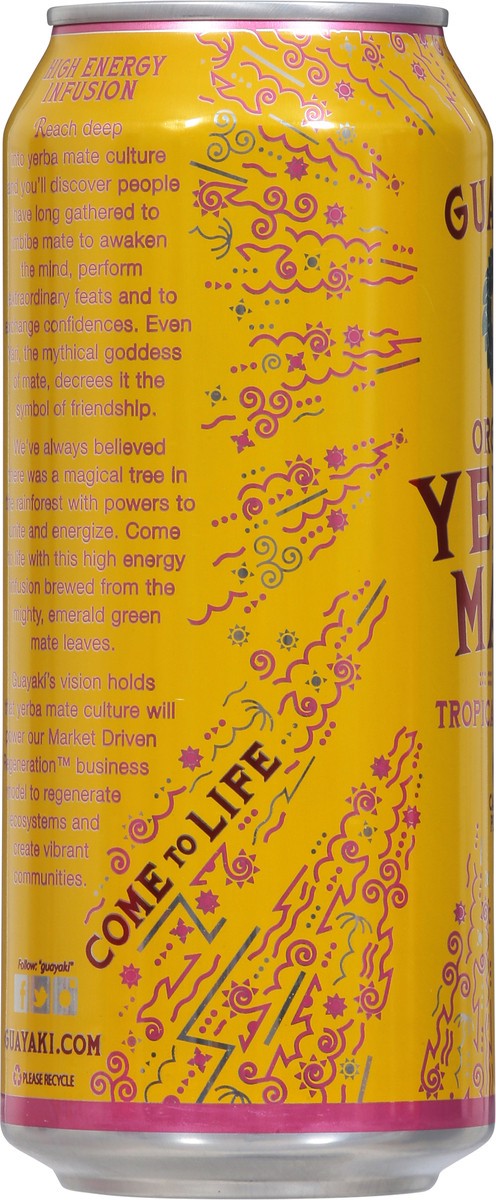 slide 3 of 9, Guayaki Tropical Uprising - 15.5 fl oz, 1 ct