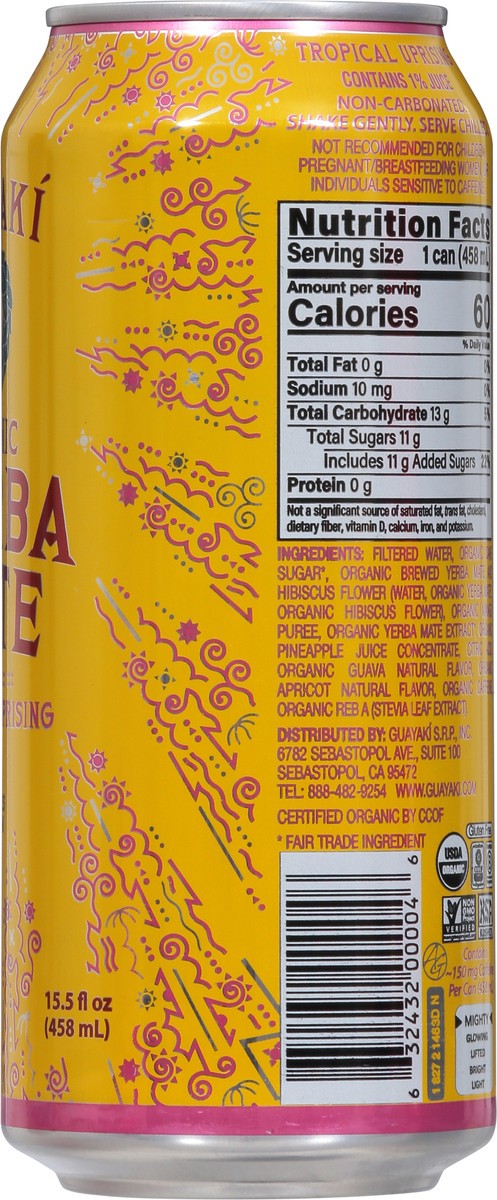 slide 7 of 9, Guayaki Tropical Uprising - 15.5 fl oz, 1 ct