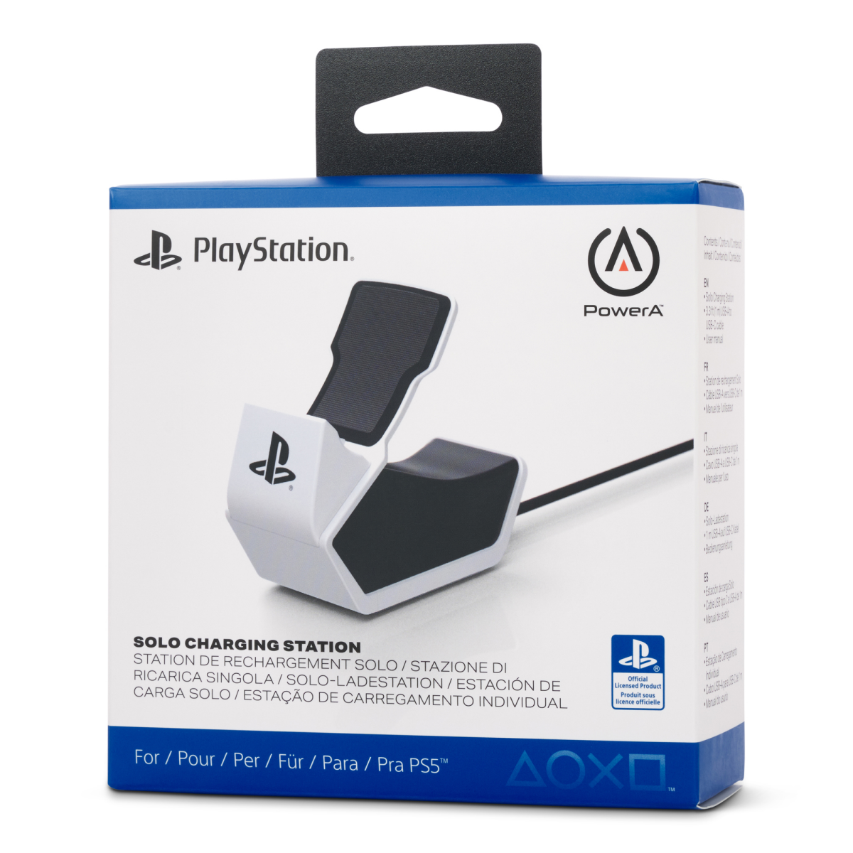 slide 1 of 5, SONY PowerA Solo Charging Station for DualSense Wireless Controller - White, 1 ct