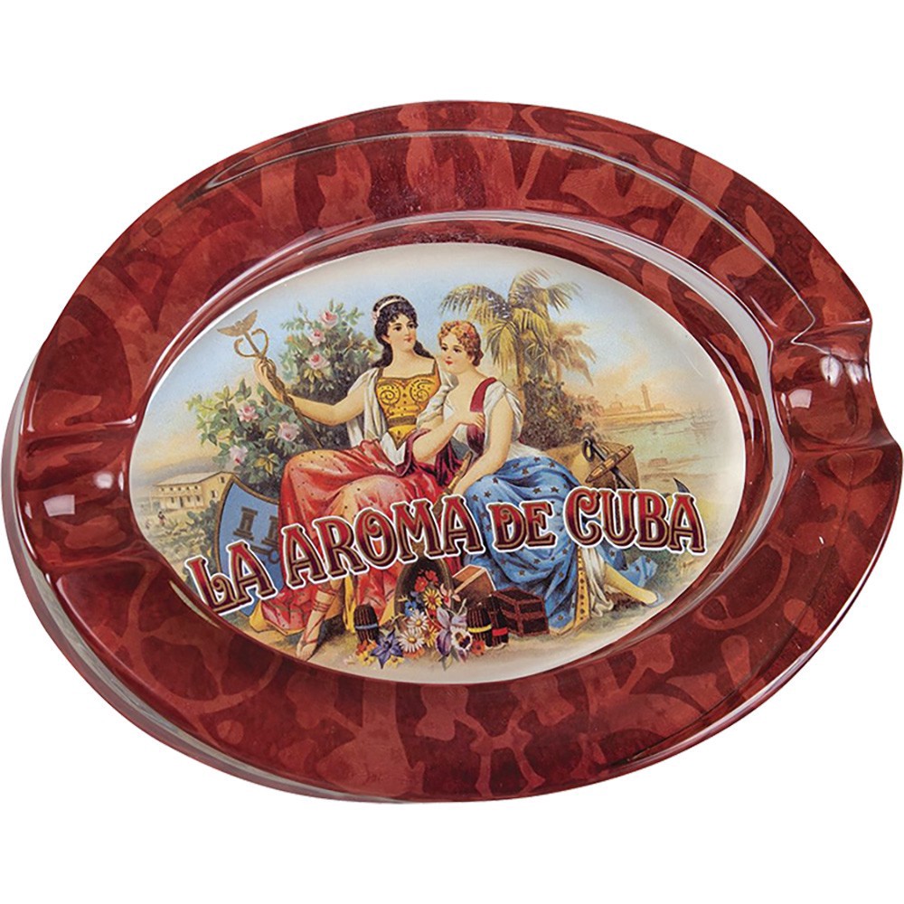 slide 1 of 1, La Aroma De Cuba Crystal Ashtray, 1 ct