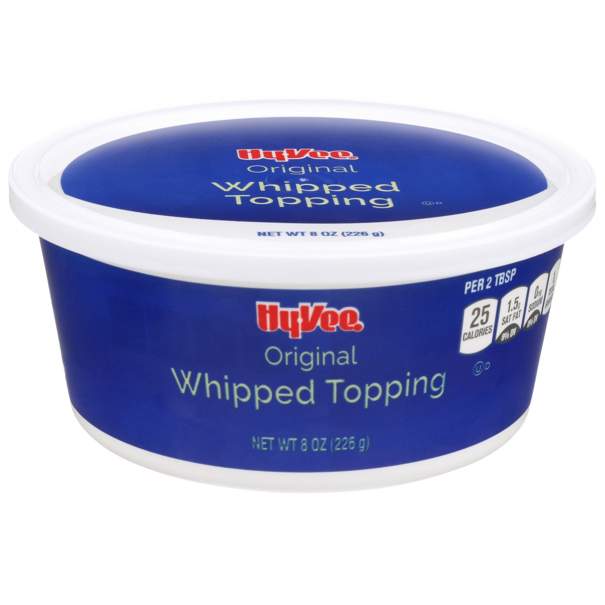 slide 1 of 8, Hy-vee Original Whipped Topping, 8 oz