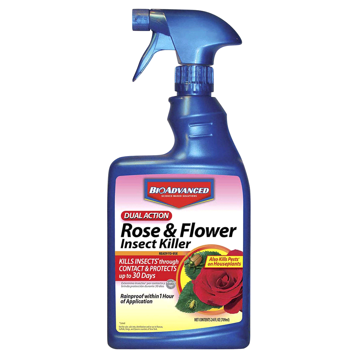 slide 1 of 1, Bayer Dual Action Rose & Flower Insect Killer, 24 fl oz