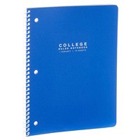 slide 3 of 29, Meijer 1 Subject Poly Cover College Ruled Notebook, 10.5"X8"  