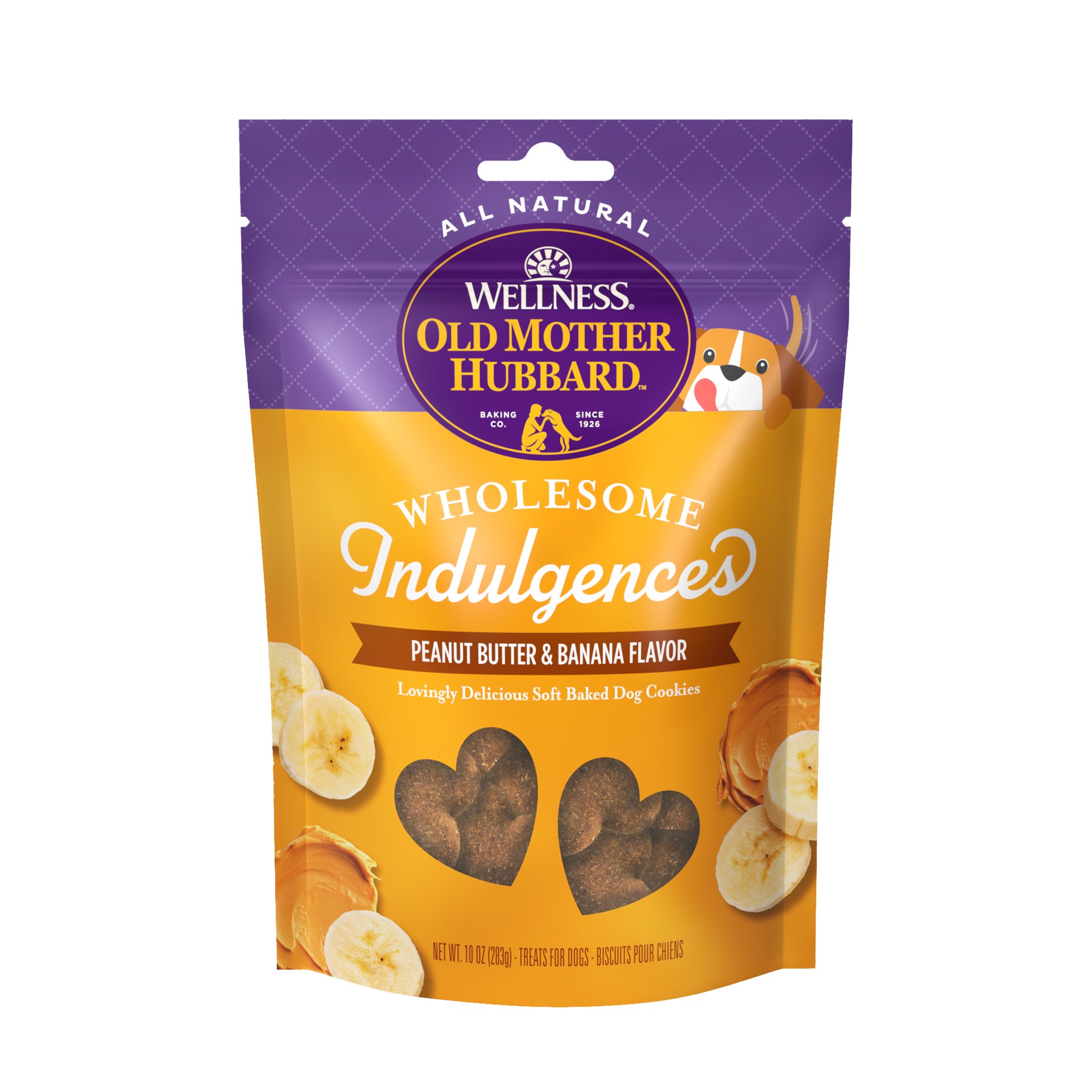 slide 1 of 7, Old Mother Hubbard Indulgences Pb Banana, 10 oz