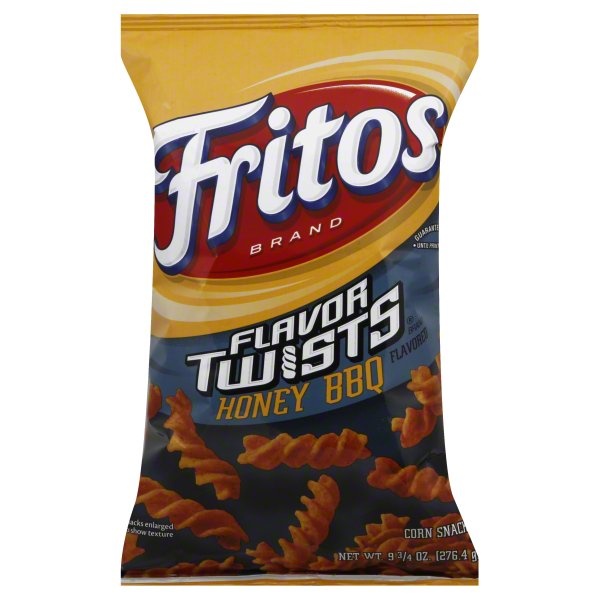 slide 1 of 6, Fritos Flavor Twists Honey BBQ Corn Snacks, 9.75 oz