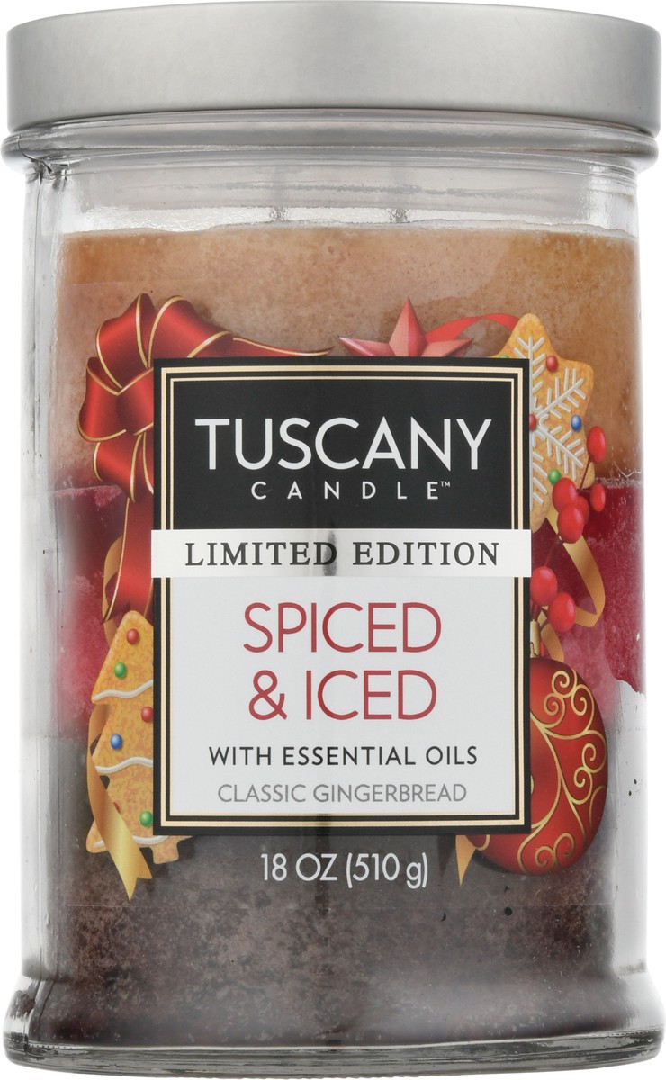 slide 9 of 11, Tuscany Candle Spiced & Iced Candle with Essential Oils 1 ea, 1 ct