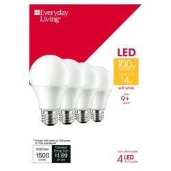 Everyday Living 14-Watt (100-Watt) A19 Led Light Bulbs