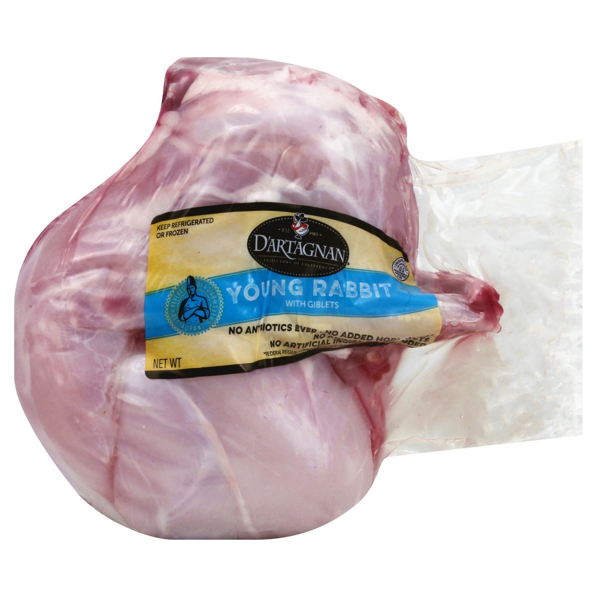 slide 10 of 10, D'Artagnan with Giblets Young Rabbit 1 ea, 1 ct