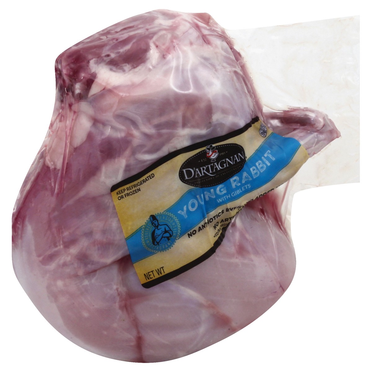 slide 3 of 10, D'Artagnan with Giblets Young Rabbit 1 ea, 1 ct