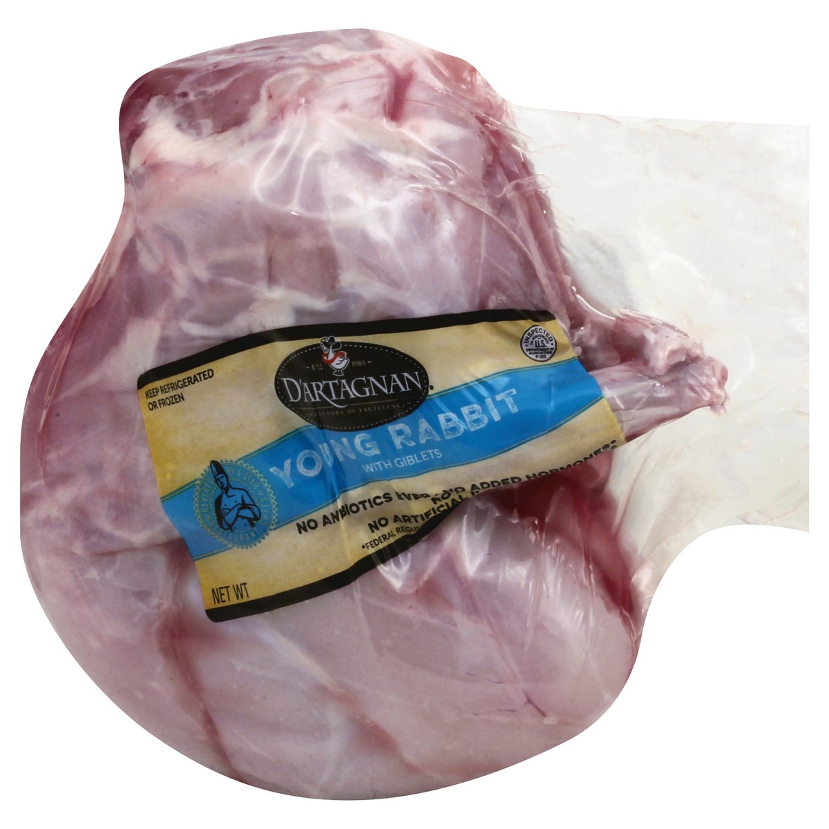 slide 9 of 10, D'Artagnan with Giblets Young Rabbit 1 ea, 1 ct